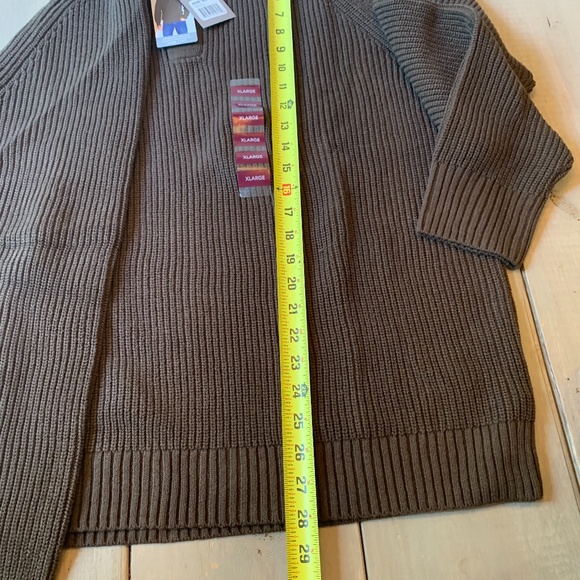 Eddie Bauer Men’s Quarter Button Sweater XL - Picture 14 of 14